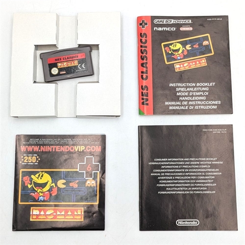 Pac-Man NES Classics - Complete In Box - GameBoy Advance game (B Grade) (Used) (Eng)